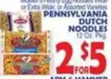 Bravo Supermarkets Arm & Hammer Pennsylvania Dutch Noodles offer