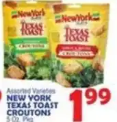 Bravo Supermarkets New York texas toast croutons offer