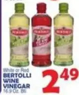 Bravo Supermarkets White or Red Bertolli Wine Vinegar offer