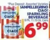 Bravo Supermarkets Sanpellegrino ciao! sparkling beverage offer