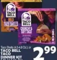 Bravo Supermarkets Taco Bell Taco Shells or Taco Bell Taco Dinner Kit offer