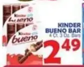 Bravo Supermarkets Kinder bueno bar offer