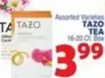 Bravo Supermarkets Tazo tea offer
