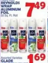 Bravo Supermarkets Reynolds wrap aluminum foil offer