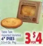 Bravo Supermarkets 4*Pies offer