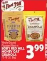 Bravo Supermarkets Bob's red mill honey oat granola offer