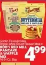 Bravo Supermarkets Bob's Red Mill pancake & waffle mix offer