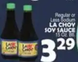 Bravo Supermarkets La Choy Soy Sauce offer
