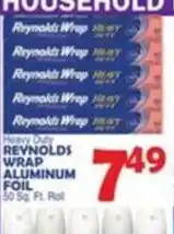 Bravo Supermarkets Reynolds wrap aluminum foil offer