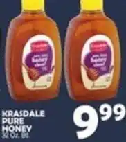 Bravo Supermarkets Krasdale Pure Honey offer