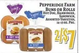 Trade Fair Supermarket Pepperidge Farm buns or rolls offer