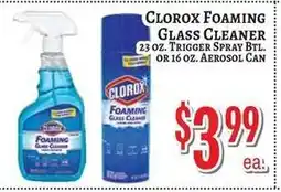 Trade Fair Supermarket Clorox foaming glass cleaner offer