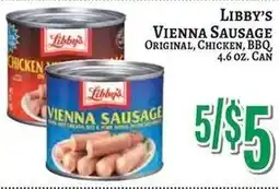 Trade Fair Supermarket Libby's vienna sausage offer