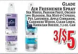Trade Fair Supermarket Glade air freshener spray offer