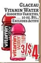 Trade Fair Supermarket Glaceau vitamin water offer