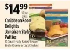 Pioneer Supermarkets Caribbean Food Delights Jamaican Style Patties offer
