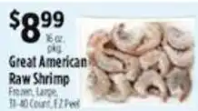 Pioneer Supermarkets Great American Raw Shrimp offer