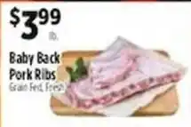 Pioneer Supermarkets Baby Back Pork Ribs offer