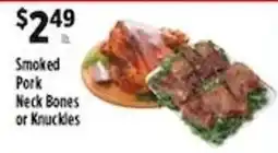 Pioneer Supermarkets Smoked Pork Neck Bones or Knuckles offer