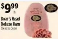 Pioneer Supermarkets Boar's Head Deluxe Ham offer