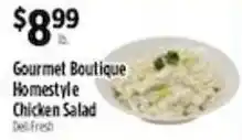 Pioneer Supermarkets Gourmet Boutique Homestyle Chicken Salad offer