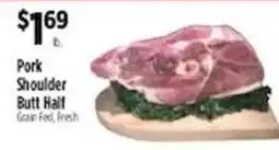 Pioneer Supermarkets Pork Shoulder Butt Half offer