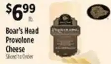 Pioneer Supermarkets Boar's Head Provolone Cheese offer
