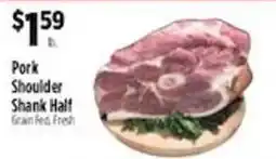 Pioneer Supermarkets Pork Shoulder Shank Half offer