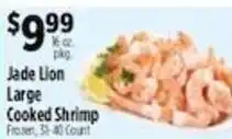 Pioneer Supermarkets Jade Lion large cooked shrimp offer