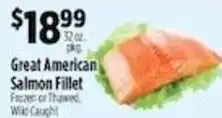 Pioneer Supermarkets Great American Salmon Fillet offer