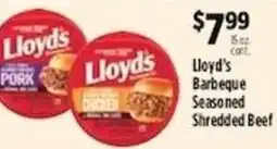 Pioneer Supermarkets Lloyd's Barbecue Seasoned Shredded Beef offer