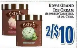 Trade Fair Supermarket Edy's grand ice cream offer