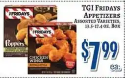 Trade Fair Supermarket Tgi Fridays appetizers offer