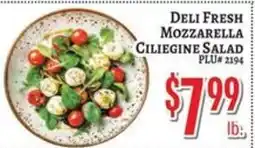 Trade Fair Supermarket Deli Fresh Mozzarella Ciliegine Salad offer