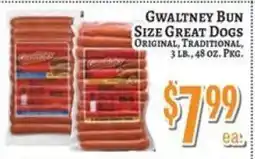 Trade Fair Supermarket Gwaltney Bun Size Great Dogs Original, Traditional offer