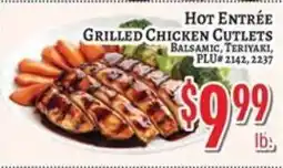 Trade Fair Supermarket Hot Entrée Grilled Chicken Cutlets offer