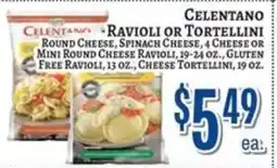 Trade Fair Supermarket Celentano ravioli or tortellini offer