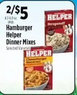 Pioneer Supermarkets Hamburger Helper Dinner Mixes offer