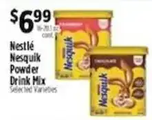 Pioneer Supermarkets Nestle Nesquik Powder Drink Mix offer