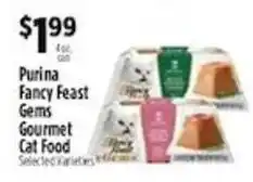 Pioneer Supermarkets Purina Fancy Feast Gems Gourmet Cat Food offer