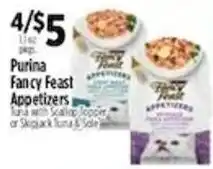 Pioneer Supermarkets Purina Fancy Feast Appetizers offer