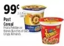Pioneer Supermarkets Post Cereal offer