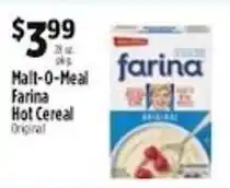 Pioneer Supermarkets Malt-O-Meal Farina Hot Cereal Original offer