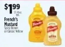 Pioneer Supermarkets French's Mustard offer