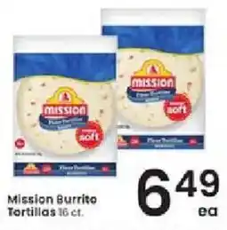 Albertsons Mission Burrito Tortillas offer