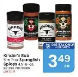 Albertsons Kinder's Rub offer