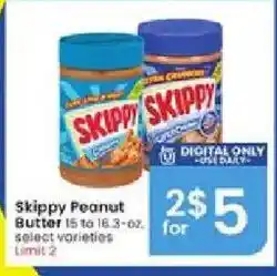 Albertsons Skippy Peanut Butter offer