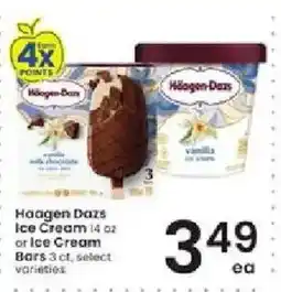 Albertsons Haagen Dazs ice cream bars offer