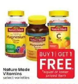 Albertsons Nature Made Vitamins offer