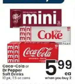 Albertsons Coca-Cola Dr Pepper Soft Drinks offer